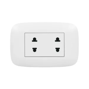 TOMACORRIENTE UNIVERSAL BTICINO  DOBLE 2X16A 250V DOMINO SENCIA